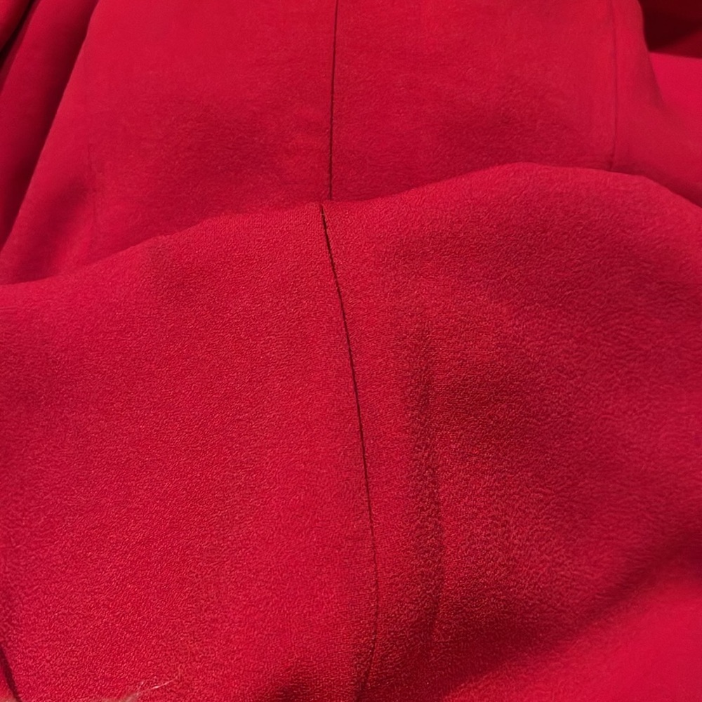 Zara Red Chinese Dress Embroidered Midi Brand New Size S Chinese New Year - Picture 5 of 5